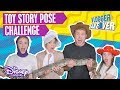 Dad V Girls | Terrifying Toy Story Pose Challenge 😱 | Disney Channel UK