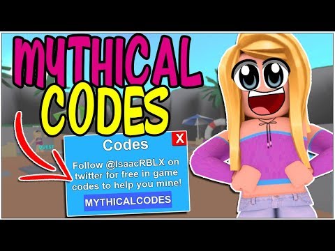 The New Mythical Codes For Roblox Mining Simulator Youtube