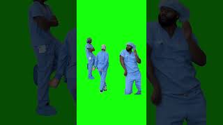 Doctors Dancing To Hide Away | Green Screen