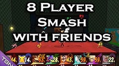 Super Smash Brothers Wii U:  8 Player Smash with Friends
