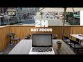 2H Day Focus Pomodoro | 50/10 Study Timer | Kobe Street View Terrace