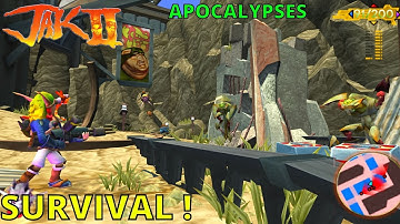 JAK 2 MAP DEAD LIFE (ZOMMER AND LIFE) TOWN METAL HEAD ! BEST SURVIE MAP #jakanddaxter #mods #jak2