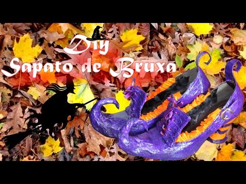 DIY Halloween Sapato de Bruxa | Moda Pimenta