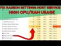 HOW to Fix Radeon Settings Host Service - High CPU/RAM Usage