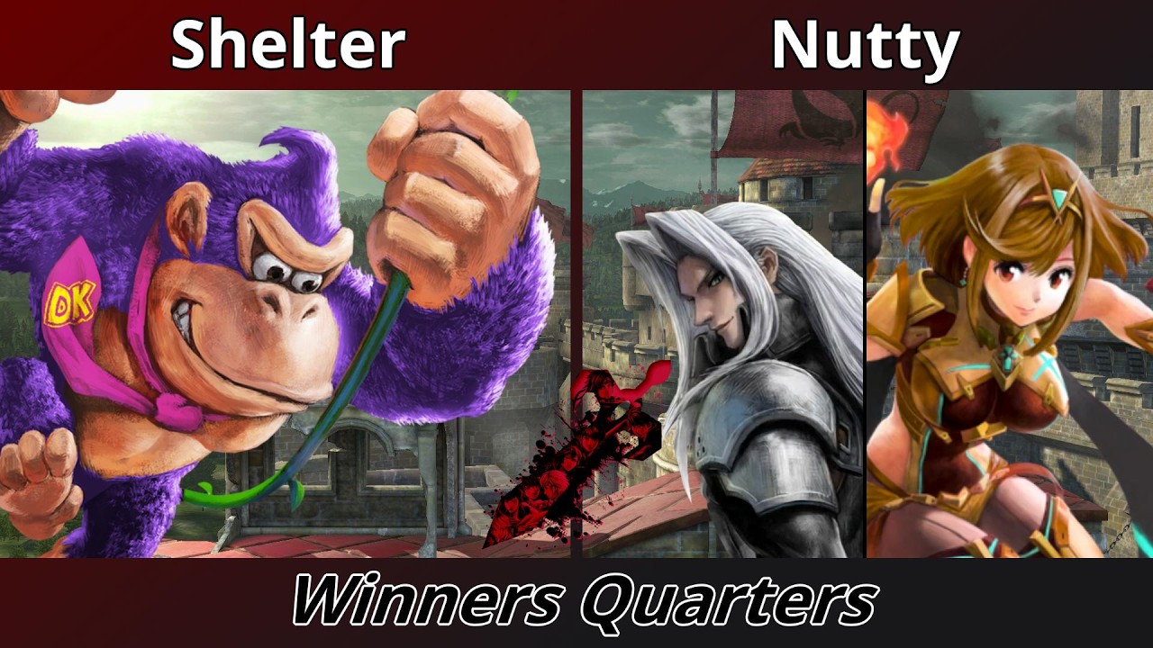 Castle Siege 111 - Winners Quarters - Shelter (Donkey Kong) vs Nutty (Sephiroth, Pyra/Mythra)