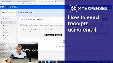 How to send receipts using email | MyExpenses