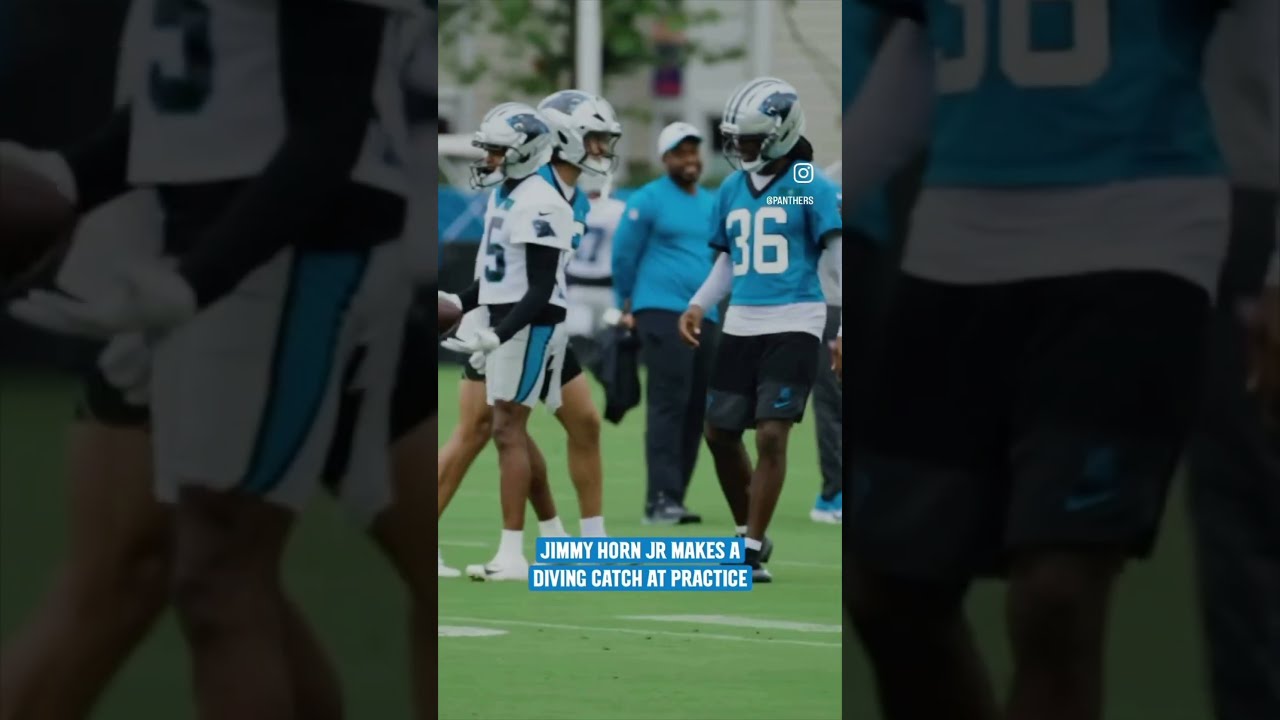 Jimmy Horn Jr Keeps GOING CRAZY At Panthers Training Camp