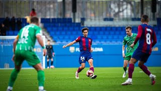 Alexis Olmedo Barça Atlètic debut vs UE Cornella | 24/03/2024