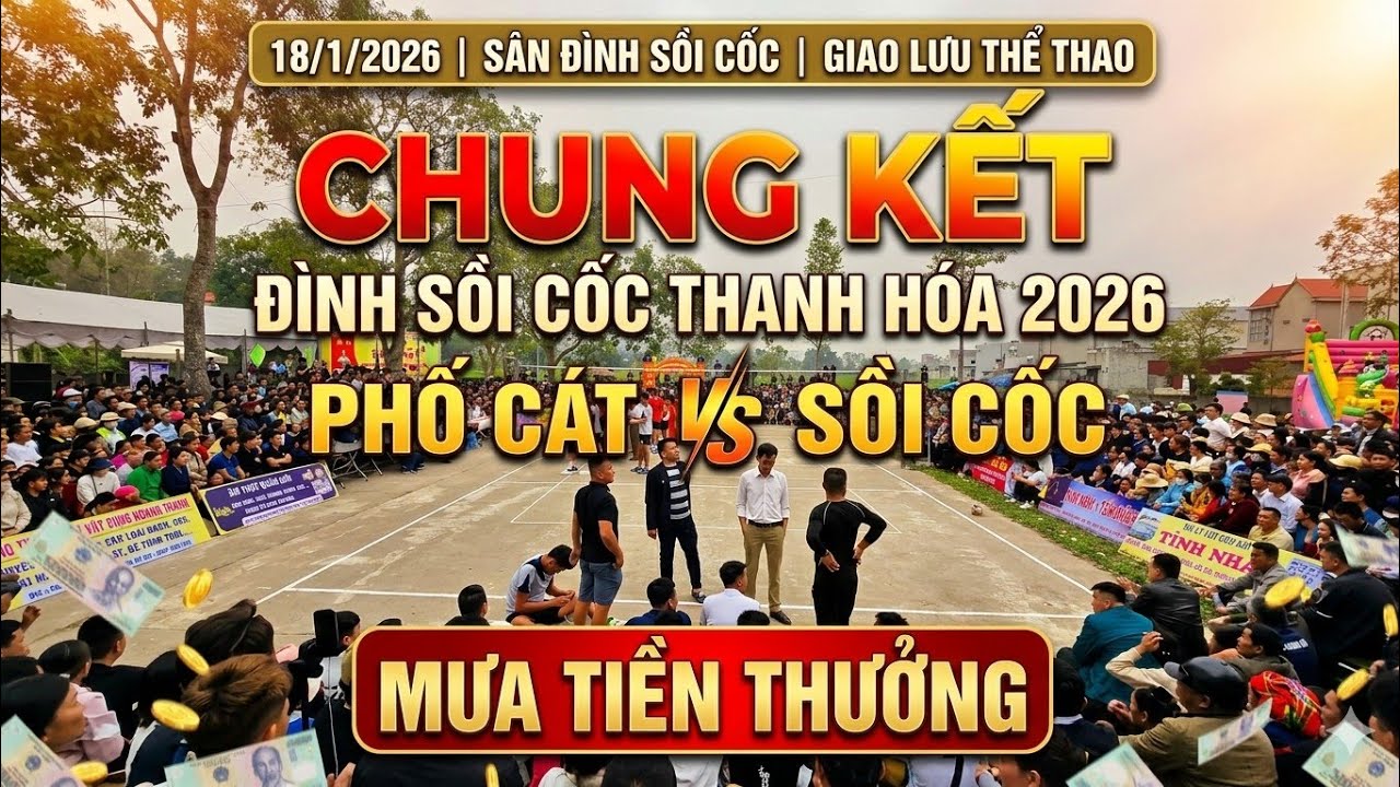 🔴 CHUNG KẾT : PHỐ CÁT ( Khang , Nguyên , Tới , Thạch ) vs SỒI CỐC ( Nô , Trường , Sang , Việt ) 