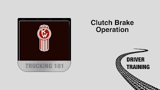 How a Clutch Brake works with a Roadranger transmission