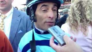 John Velazquez comments on Verrazano's Wood Memorial win