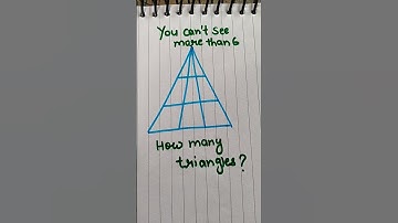 How many triangles ? #triangle #challenge #maths