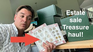Estate Sale Treasure Haul Cash From An Estate Sale What Will I Find??