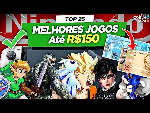 25 MELHORES JOGOS ABAIXO DE R$50 REAIS NO NINTENDO SWITCH ❘ #NintendoBarato  