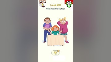 inavb DOP 2 Level 844 Who Stole the Laptop? | Delete One Part Gameplay Solution #shorts #DOP2