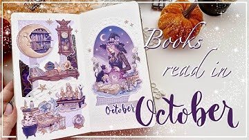 Books I read in October | 2025 Reading Journal Setup