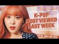 [TOP 30] MOST VIEWED K-POP MV IN ONE WEEK [20220116-20220122]