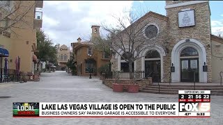 Lake Las Vegas business owners say village is open for business after misinformation on social me...