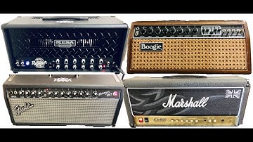 Mesa Boogie Triple Rectifier & Mark IIC+ vs Marshall JCM800 2203KK vs Fender Bassman