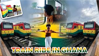 TRAVELING BY TRAIN IN GHANA 🇬🇭 FOR THE FIRST TIME TRAIN RIDE FROM SEKONDI TO TAKORADI |GHANA RAILWAY