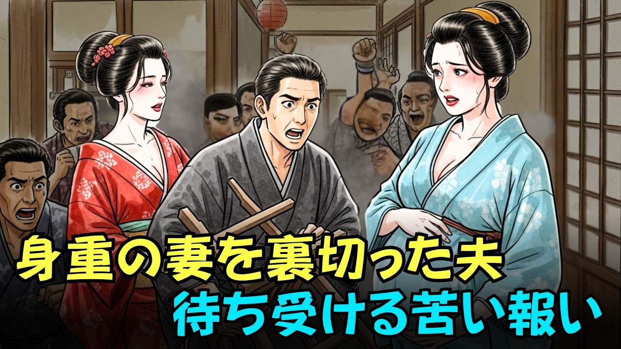 身重の妻を裏切った夫――逃れられぬ苦い報い| 日本昔話・因果応報