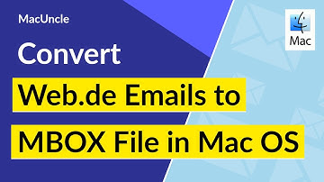 How to Convert Web.de Emails to Mbox File in Mac OS?