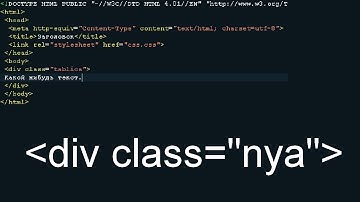 Как сделать таблицу с помощью div
