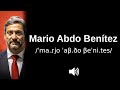 🇵🇾 How to pronounce Mario Abdo Benítez