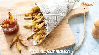 Frites au four croustillantes - 5 ingredients 15 minutes