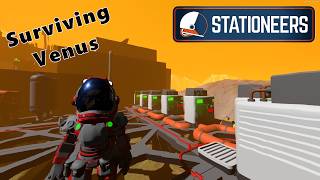 Stationeers - Surviving Venus 6 - Building a "little" cooler.
