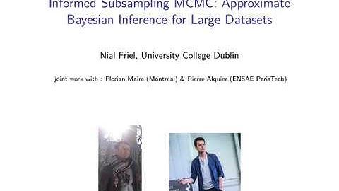 Prof Nial Friel, University College Dublin