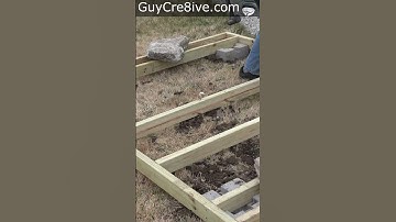 Full Video Above👆 - Build Shed Base Foundation Floor