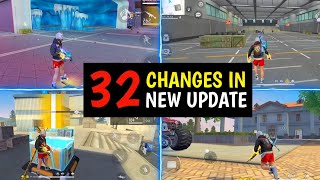 32 CHANGES IN NEW OB41 UPDATE - GARENA FREE FIRE