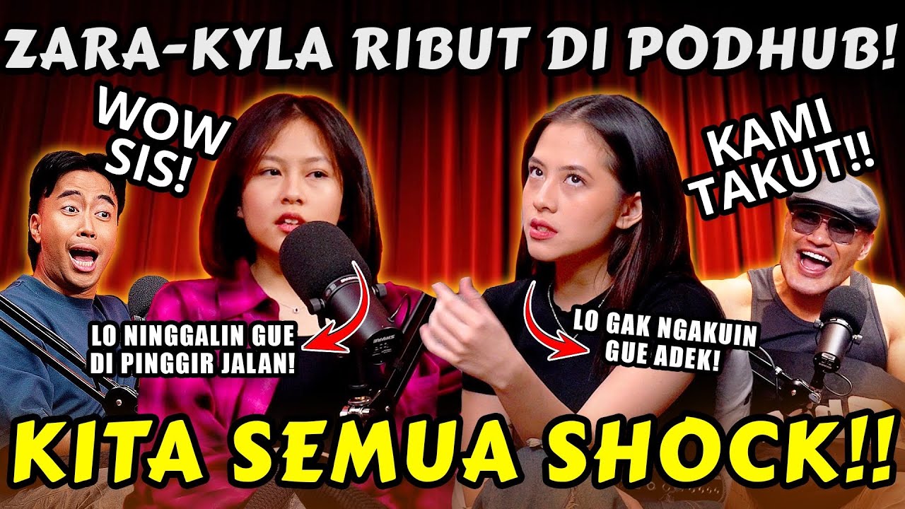 ZARA KETEMU KYLA‼️ SUMPAH RIBUT BENERAN DI PODHUB‼️😲😲 KAMI TAKUT😩😩 - VIDI PODHUB Zara adhisty