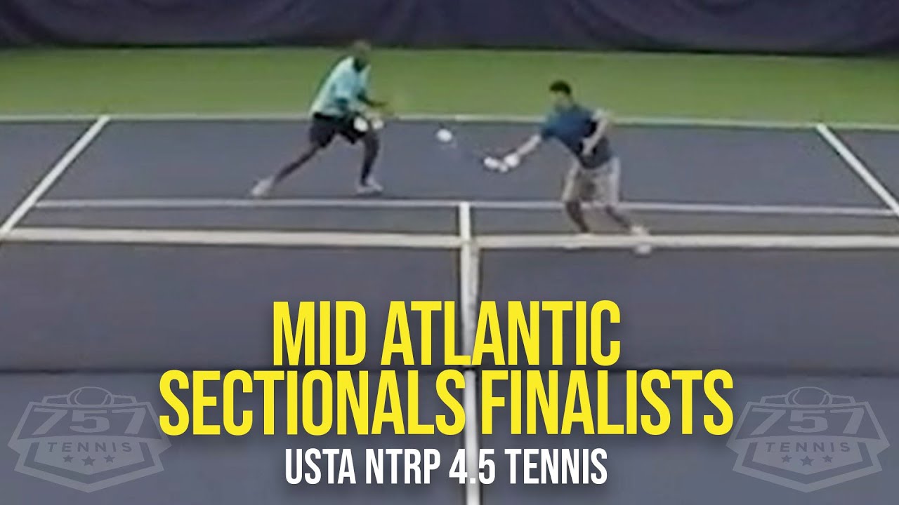 USTA NTRP 4.5 Mens Doubles Tennis Match | 3 Set Battle | Flage ...