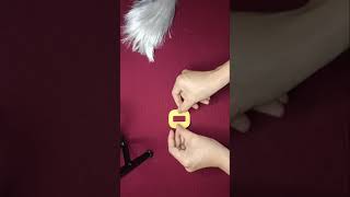 Easy Way of Cutting Numbers | Number 0 #ytshort #papercraft #numbers