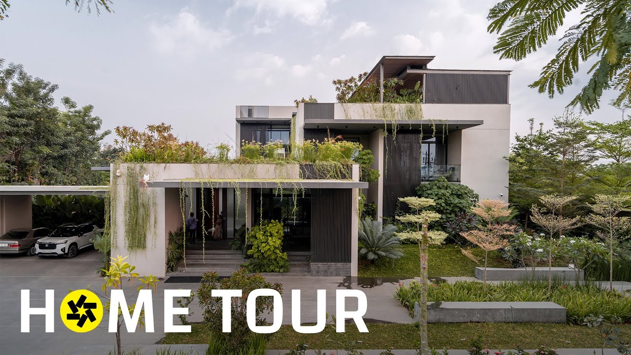 This Courtyard Home in Tamil Nadu Has Gardens At Every Level! (House Tour)