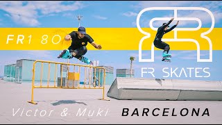 FR SKATES - Muki and Victor FReeriding in Barcelona with their FR 1 80