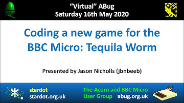 Abug Talks - Jason Nicholls demonstrates a new game for the BBC Micro: Tequila Worm.