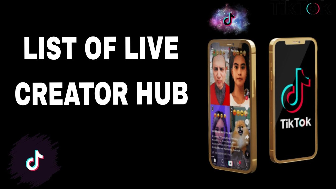 How to find list of live creator hub On TikTok - YouTube