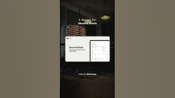 How to use Notion as a second brain. #notion #templates #notiontemplates