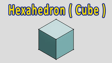 How to Draw a Cube ( Regular Hexahedron )