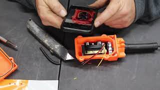 how to shorten hoist control wires