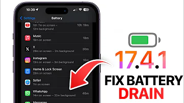 FIX Battery DRAIN on iPhone iOS 17.4.1