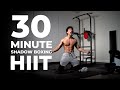 30 min minimal equipment shadow boxing hiit workout