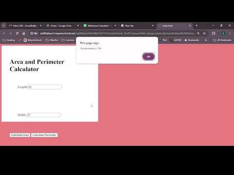 Area and Perimeter Calculator - YouTube