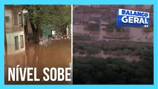 Nível do rio Guaíba sobe para 4,86 após fortes chuvas