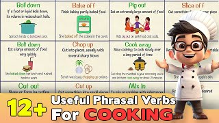 12 Useful Phrasal Verbs for Cooking in English | Food and Cooking Expressions