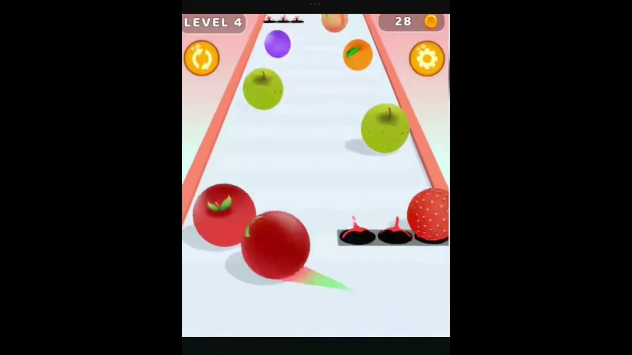 Ball Run Fruit Merge