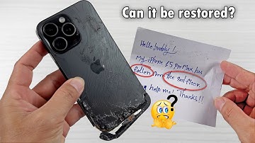 Fell The 3rd Floor? How i Restore Destroyed iPhone 15 Pro Max